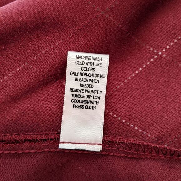 Burgundy Jacket Faux Suede Women's Size PM - Picture 8 of 9